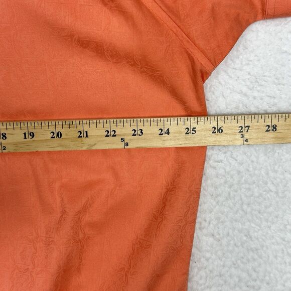 Robert Graham Mens 3XL Oranged Tailored Fit Button Up Shirt Short Sleeve Modern - Picture 14 of 15